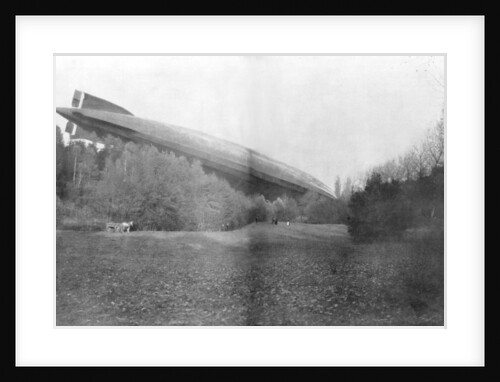 German Zeppelin L49 brought down and captured intact by the French by Anonymous