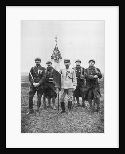The flag of the 'Regiment de Marche,' of The French Foreign Legion by Anonymous