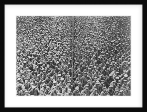 German prisoners captured by the 3rd and 4th British Armies, Somme, France by Anonymous