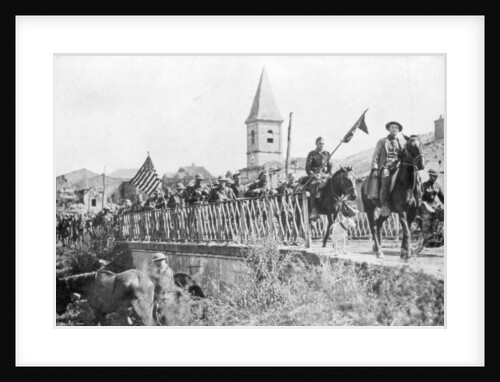 American soldiers entering the village of Nonsard, near Saint-Mihiel, France, 12-15 September 1918 by Anonymous