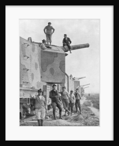 An armoured train battery by Anonymous