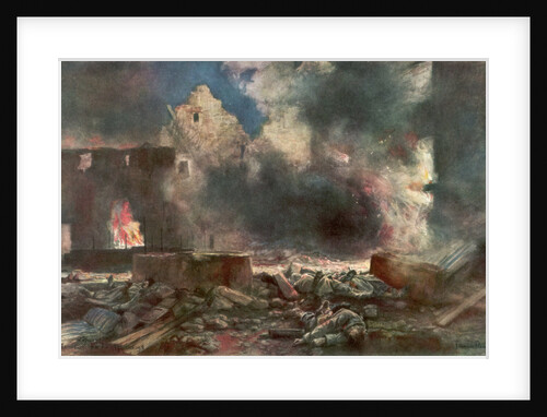 'The Lessard farm, between Marizy and Neuilly Saint Front', France by Francois Flameng