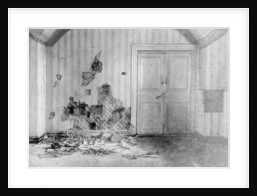 Room where Tsar Nicholas II and his family were executed, Yekaterinburg, Russia, July 17 1918 by Anonymous