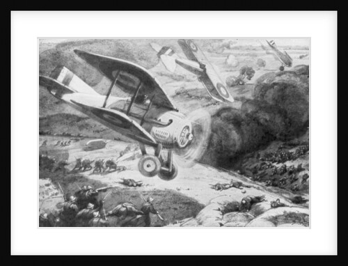 Air cavalry, attacking the infantry by Maurice Busset