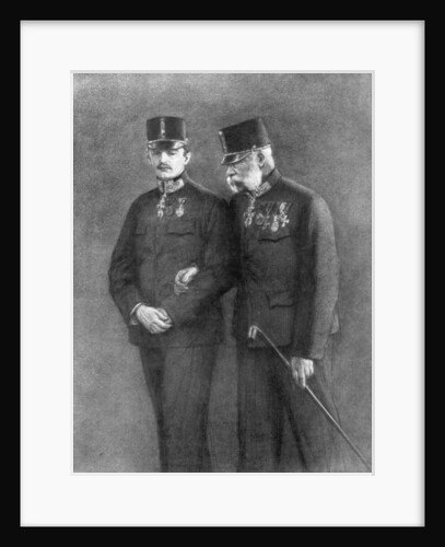 Emperor Franz Josef I of Austria and Archduke Charles Habsburg by Anonymous