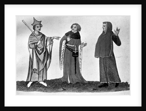 Habits of officers of the law, 14th-15th centuries by Anonymous