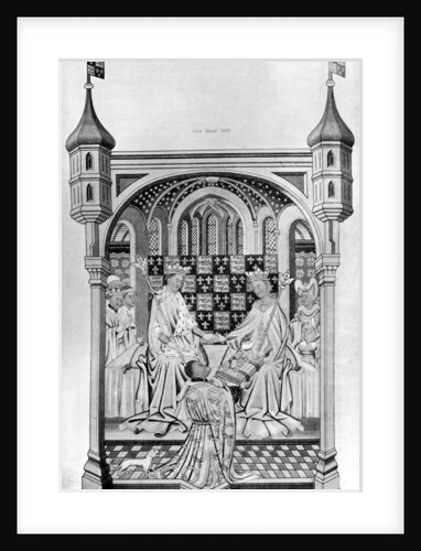 John Talbot, Earl of Shrewsbury, presenting a book to Margaret of Anjou by Anonymous