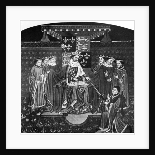 Henry VI presenting a sword to John Talbot, Earl of Salisbury by Anonymous