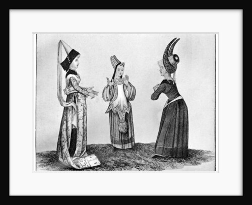 Horned and steeple headdresses by Anonymous