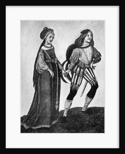 Male and female costume by Anonymous