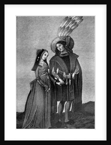 Male and female costume by Anonymous