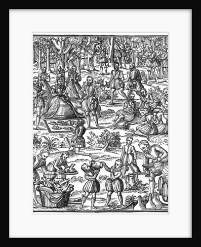 A royal picnic by Anonymous