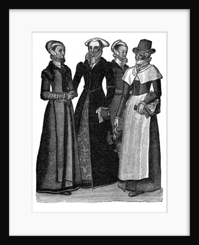 Costumes of town and country women by Anonymous