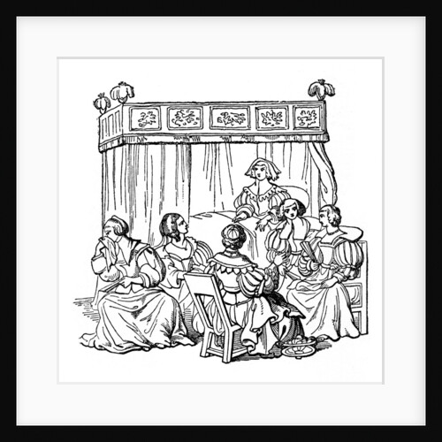 A bedroom party by Anonymous