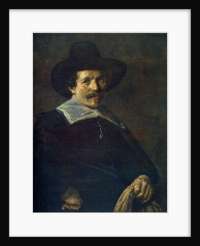 Portrait of a Man holding Gloves by Frans Hals