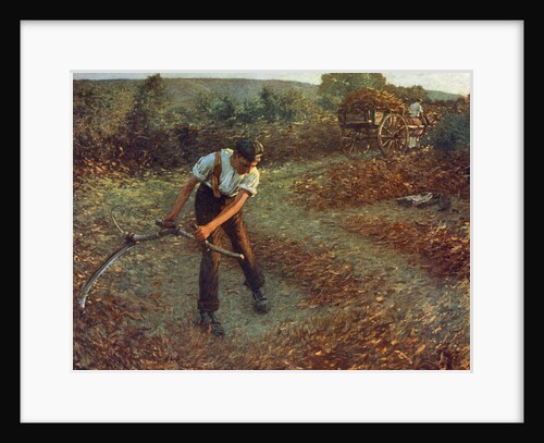Mowing Bracken by Henry Herbert La Thangue