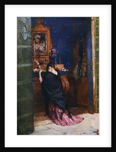 A Prayer to the Madonna by Maurice Bompard