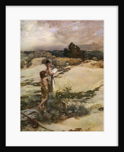 Hagar and Ishmael by Jean-Charles Cazin