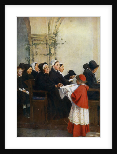 The Blessed Bread by Pascal Adolphe Jean Dagnan-Bouveret