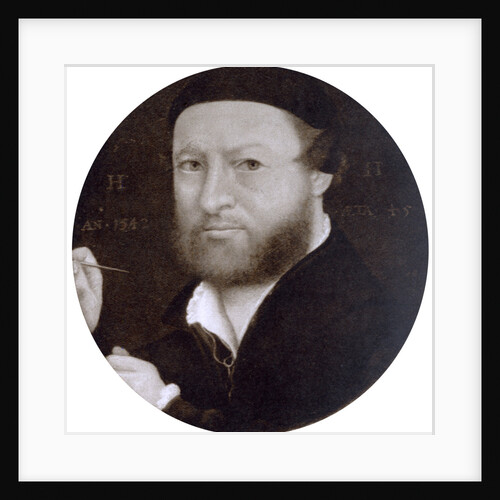 Self Portrait at the Age of 45 by Hans Holbein The Younger
