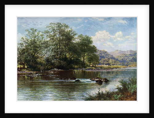 The Stream in Summer Time by Benjamin Williams Leader
