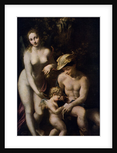 Venus with Mercury and Cupid ('The School of Love') by Correggio