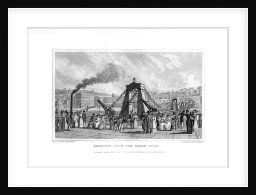 Brighton, from the Chain Pier, East Sussex by WJ Cooke