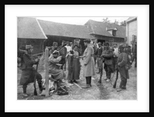 Captured German prisoners, France, August 1914 by Anonymous