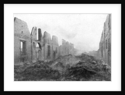 The ruins of Albert, Somme, France by Anonymous