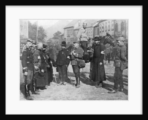 A group of military chaplains, World War I by Anonymous