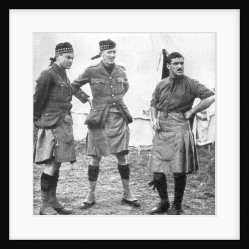Officers of the Canadian Highlanders by Anonymous