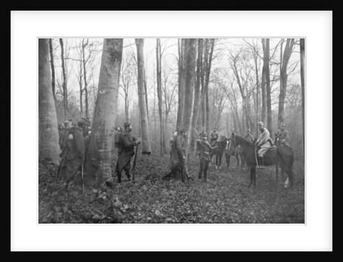 French patrols in the Forest of Argonne, France by Anonymous