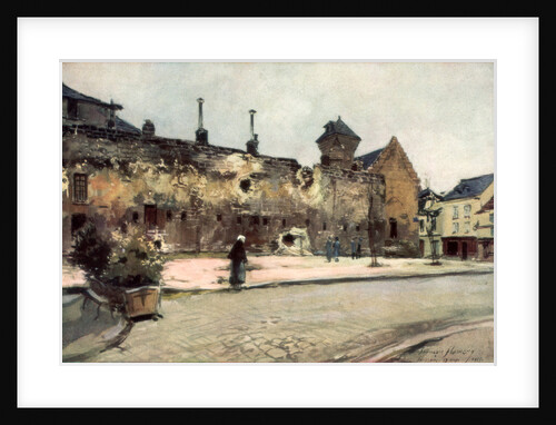 'The Barracks at Soissons', France by Francois Flameng