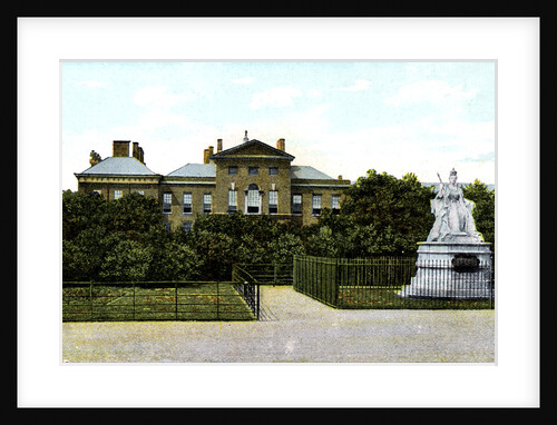 Kensington Palace and Queen Victoria's Statue, London by Anonymous