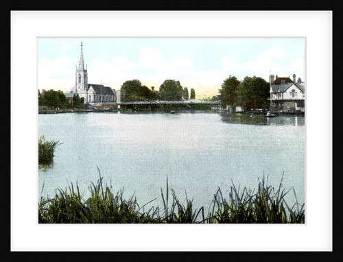 Marlow Bridge and Church, Buckinghamshire by Anonymous