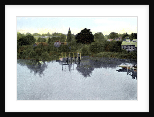 Sunset on the Thames, Caversham, Berkshire by Anonymous