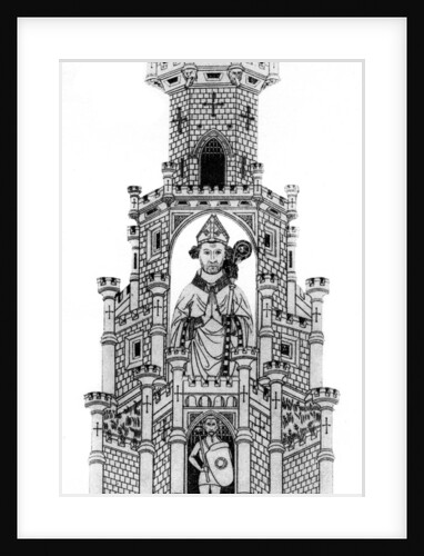 Robert Wyville, the Bishop of Salisbury and his champion by Anonymous