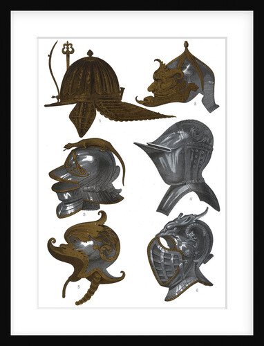 Helmets from the Armeria Real, Madrid by Franz Kellerhoven