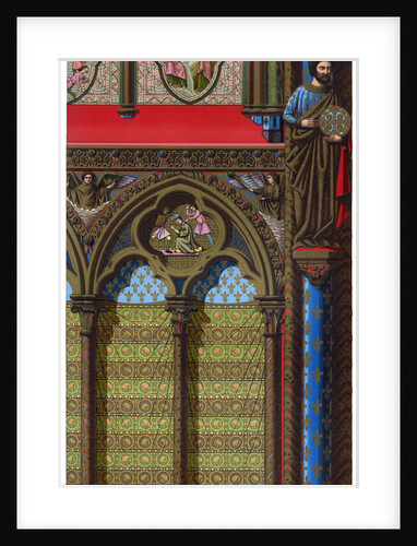 Decoration of the Sainte Chapelle, Paris by Franz Kellerhoven