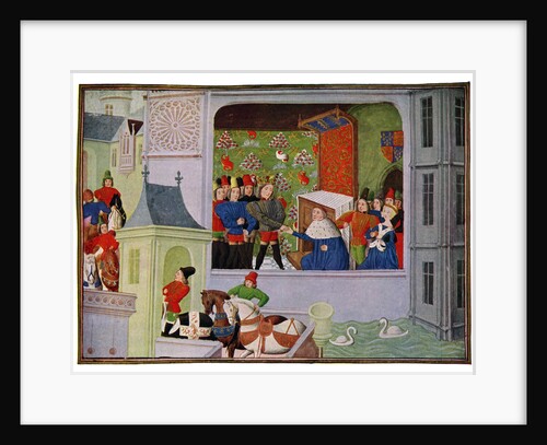 'Interview of Richard II and the Duke of Gloucester', 14th century (15th Century) by Master of the Harley Froissart