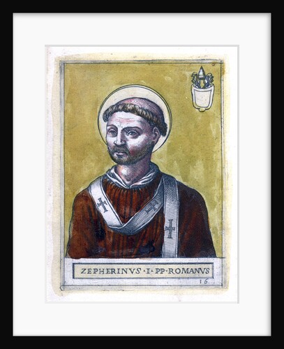 Pope Zephyrinus I by Anonymous