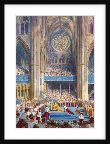 The Homage', George VI's coronation ceremony by Henry Charles Brewer