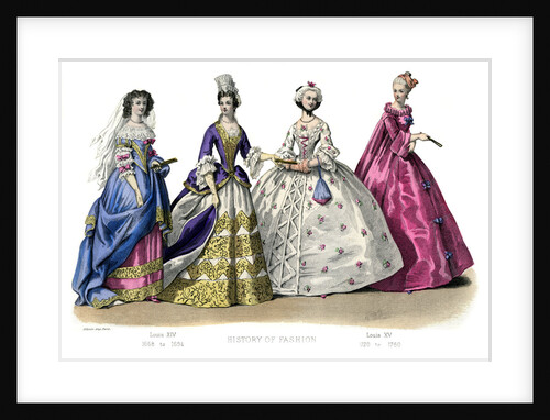 French costume: Louis XIV, Louis XV by Anonymous