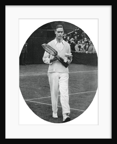 The Duke of York as a competitor in the men's doubles at Wimbledon by Anonymous
