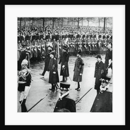 The Duke of York in King George V's funeral procession by Anonymous