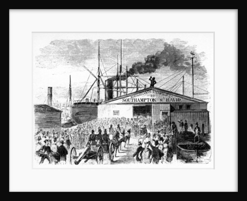 The Loading Of The Atlantic And Baltic Boats by Anonymous