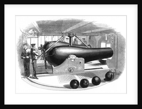 Gun Turret Aboard USS Passaic by Anonymous