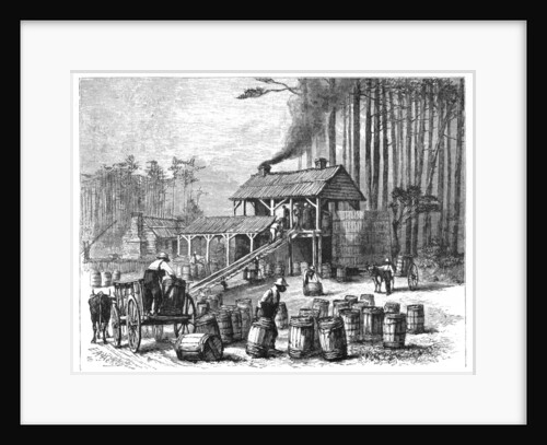 Turpentine Distillery, North Carolina by Edwin Austin Abbey