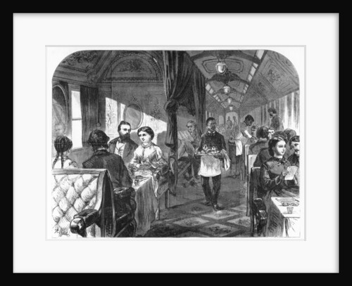 Palace Hotel Car, Union Pacific Railroad by A R Ward