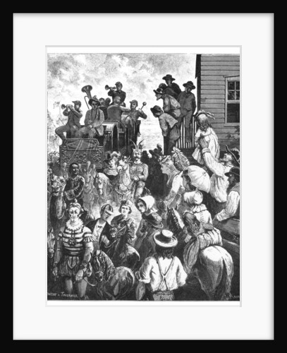 The Travelling Circus by Frenzeny and Tavernier